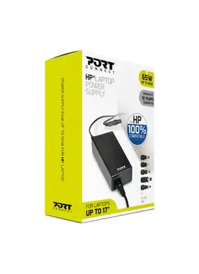 Port Designs 900093-HP adaptateur de puissance & onduleur Intérieure 90 W Noir - Boitier d'alimentation - visuel 1