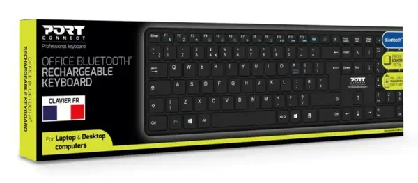 Port Designs 900903-R-UK clavier Maison Bluetooth QWERTY Anglais britannique Noir - Clavier - visuel 5