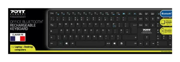 Port Designs 900903-R-UK clavier Maison Bluetooth QWERTY Anglais britannique Noir - Clavier - visuel 6