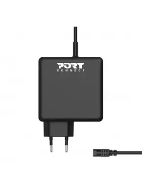 Port Designs 900093B-EU chargeur d'appareils mobiles Ordinateur portable, Universel Noir Secteur Int - Boitier d'alimentation - visuel 1