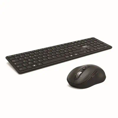 Port Designs 900907RFR clavier Souris incluse Maison Bluetooth AZERTY Français Noir - Pack Clavier, souris - visuel 2