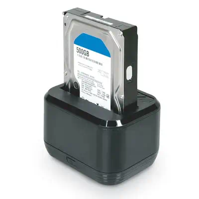 Port Designs 900040 Station d'accueil de disques de stockage Noir - Accessoire - visuel 1