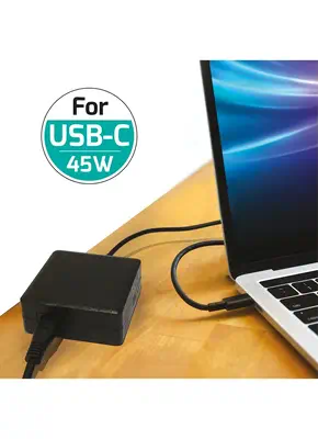 Port Designs 900096-EU adaptateur de puissance & onduleur Intérieure 45 W Noir - Boitier d'alimentation - visuel 4