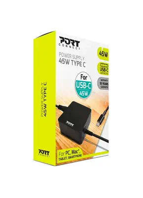 Port Designs 900096-EU adaptateur de puissance & onduleur Intérieure 45 W Noir - Boitier d'alimentation - visuel 6