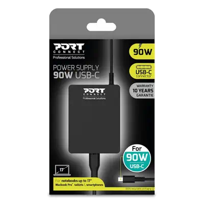 Port Designs 900098 adaptateur de puissance & onduleur Intérieure 90 W Noir - Boitier d'alimentation - visuel 8