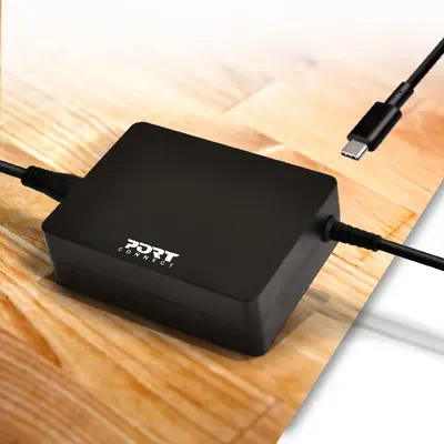 Port Designs 900098 adaptateur de puissance & onduleur Intérieure 90 W Noir - Boitier d'alimentation - visuel 6