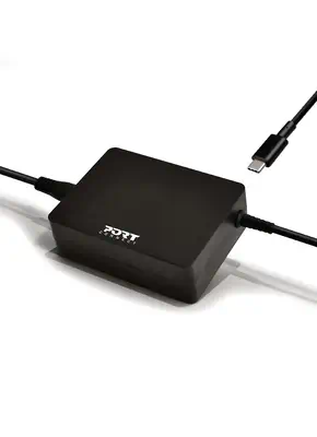 Port Designs 900098-EU adaptateur de puissance & onduleur Intérieure 90 W Noir - Boitier d'alimentation - visuel 1