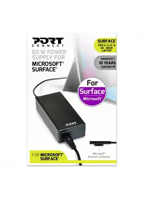 PORT DESIGNS power supply 60W for MS SURFACE - EU - Port Designs - Boitier d'alimentation - visuel 5