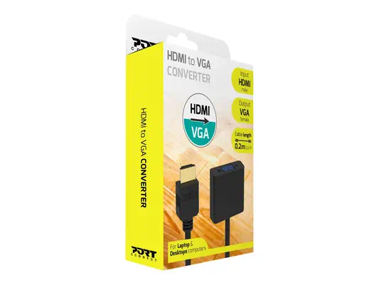 PORT DESIGNS Converter HDMI to VGA PORTDESIGNS - Câble HDMI - visuel 2