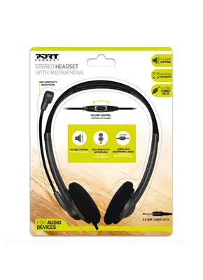 Port Designs 901603 écouteur/casque Avec fil Arceau Bureau/Centre d'appels Noir - Accessoire - visuel 6