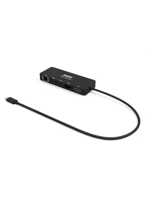 Port Designs 901909 station d'accueil Avec fil USB 3.2 Gen 1 (3.1 Gen 1) Type-C Noir - Station d'accueil pour portable - visuel 2
