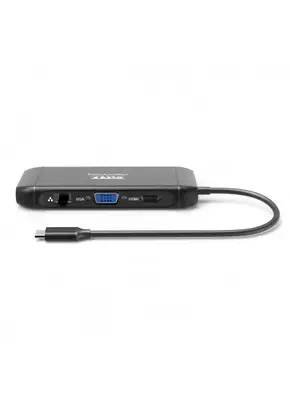 Port Designs 901913 hub & concentrateur USB 2.0 Type-C 5000 Mbit/s Noir - Station d'accueil pour portable - visuel 7