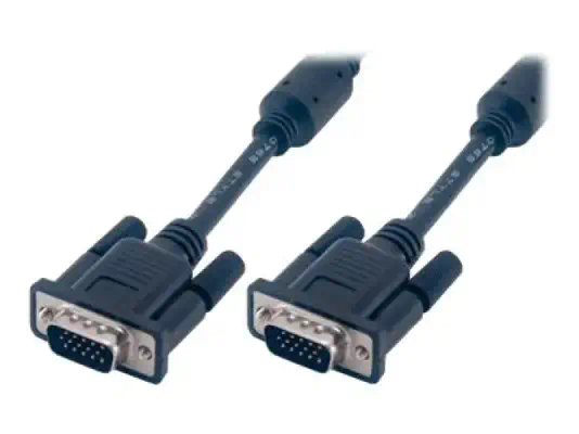 MCL - Câble SVGA HD15 mâle / mâle surblindé 3 coax + 9 fils - Câble pour Affichage - visuel 1