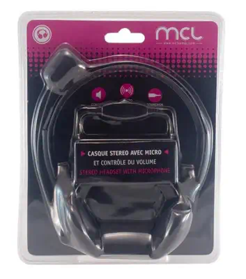 MCL CSQ-M/NZ Casque Avec fil Arceau Appels/Musique Noir - Casque Micro - visuel 3