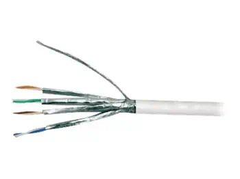 Avis MCL Cat6A twisted pair S/FTP LSZH patch cable 100m White