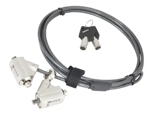 URBAN FACTORY Cable Security Anti Vol - 2 Verrous - Urban Factory - Autre Accessoire pour portable - visuel 2