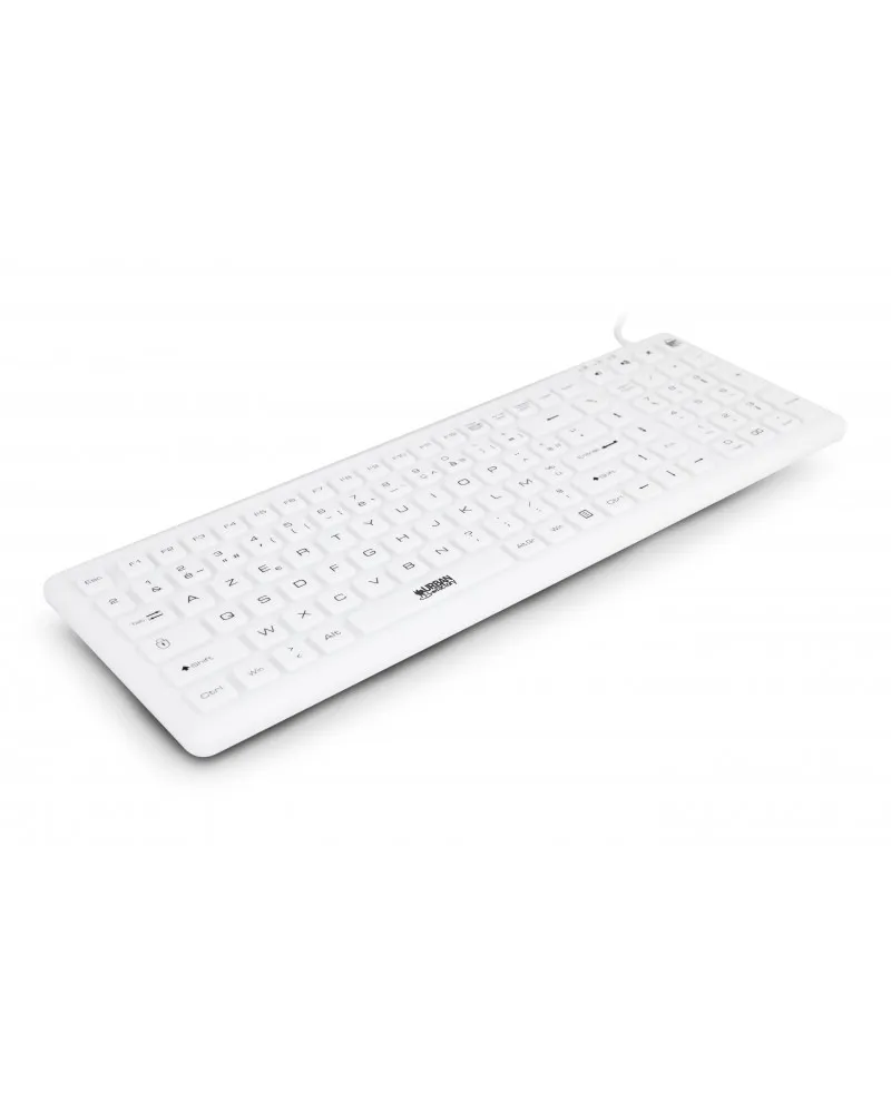 Achat URBAN FACTORY Clavier en ABS et silicone Blanc - 3760170880150