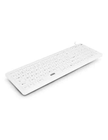 Vente URBAN FACTORY USB wired keyboard ABS silicone White Urban Factory au meilleur prix - visuel 2