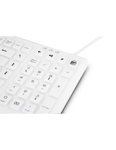 Vente URBAN FACTORY USB wired keyboard ABS silicone White Urban Factory au meilleur prix - visuel 4