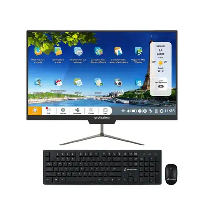 ORDISSIMO Clara 2 Intel® Pentium® N5030 60,5 cm (23.8") 1920 x 1080 pixels PC All-in-One 6 Go DDR4-S - Ordissimo - Ordinateur tout en un - visuel 3