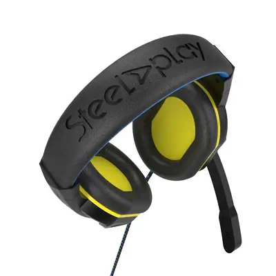 Steelplay HP47 Casque Avec fil Arceau Jouer Noir, Jaune - Casque Micro - visuel 2