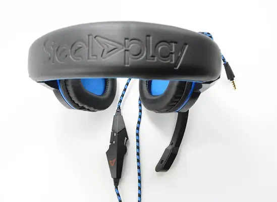 Steelplay HP41 Casque Avec fil Arceau Jouer Noir, Bleu - Casque Micro - visuel 4