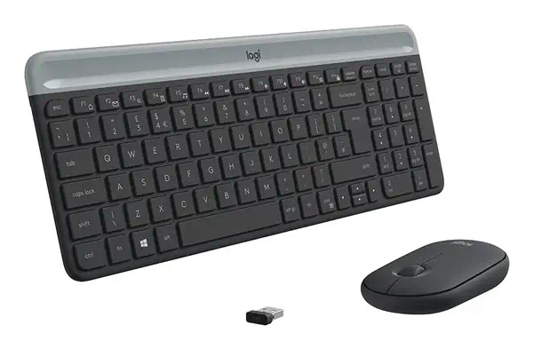 Logitech 920-009190 clavier Souris incluse Universel RF sans fil AZERTY Français Graphite - Pack Clavier, souris - visuel 5