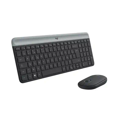 Logitech 920-009190 clavier Souris incluse Universel RF sans Logitech - visuel 1 - hello RSE - CONNECTIVITÉ SANS FIL SIMPLE ET FIABLE
