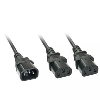 Achat LINDY 2m IEC C14 to 2x IEC C13 Y Extension Cable au meilleur prix