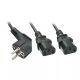 Achat LINDY 2m Schuko to 2x IEC C13 Y-Cable sur hello RSE - visuel 1