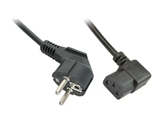 LINDY 3m IEC Mains lead angled - Lindy - Câble divers - visuel 1