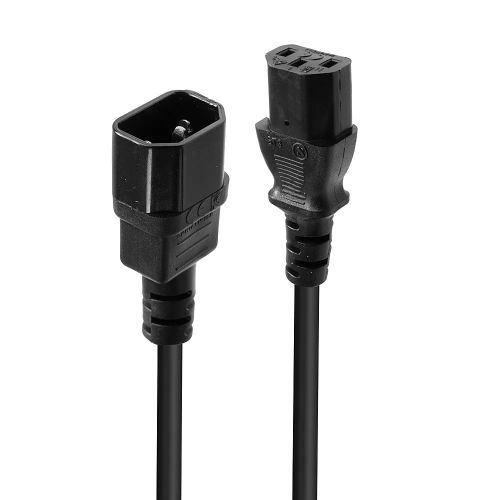 Vente Câble divers LINDY 0.5m IEC C14 to IEC C13 Mains Cable