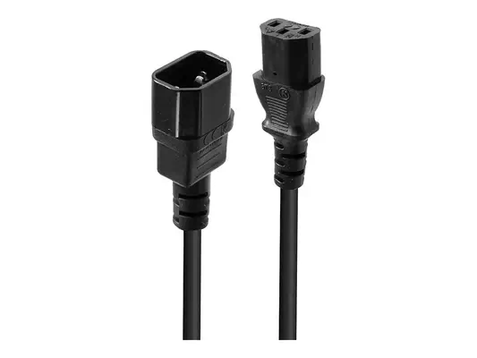 LINDY 0.5m IEC C14 to IEC C13 Mains Cable - Lindy - Câble divers - visuel 4