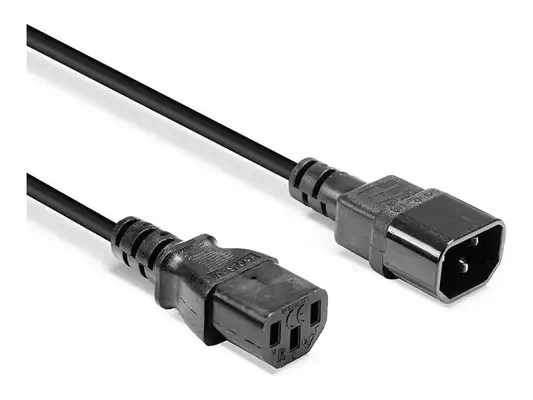 LINDY 1m IEC C14 an IEC C13 Mains Cable - Lindy - Câble divers - visuel 2