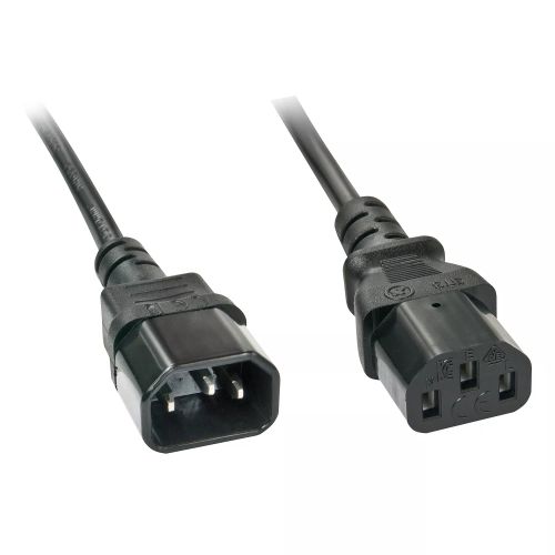 Vente LINDY 2m IEC-Extension Cable C14 to C13 au meilleur prix