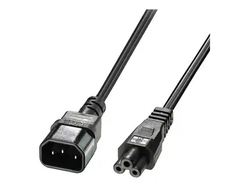Avantages LINDY IEC C14 to C5 Ext Cable IEC C14 to C5 Cloverleaf 1m
