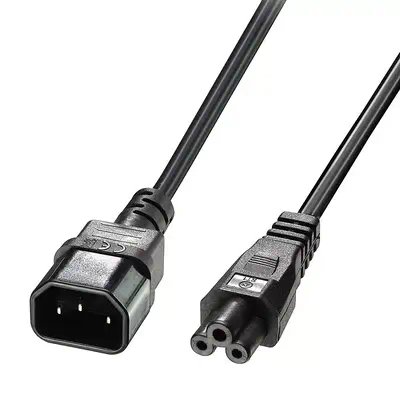 LINDY IEC C14 to C5 Ext Cable IEC C14 to C5 Cloverleaf 3m - Lindy - Câble divers - visuel 1