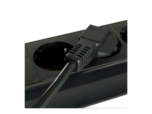 LINDY IEC Mains lead angled 2m Schuko to C13 - Lindy - Câble divers - visuel 1