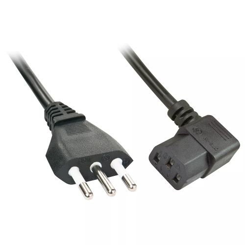 Lindy 30321 câble électrique Noir 1 m Coupleur C14 Coupleur C13