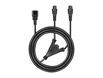 Garantie LINDY 2.5m IEC C14 to 2xIEC C5 Splitter Extension Cable