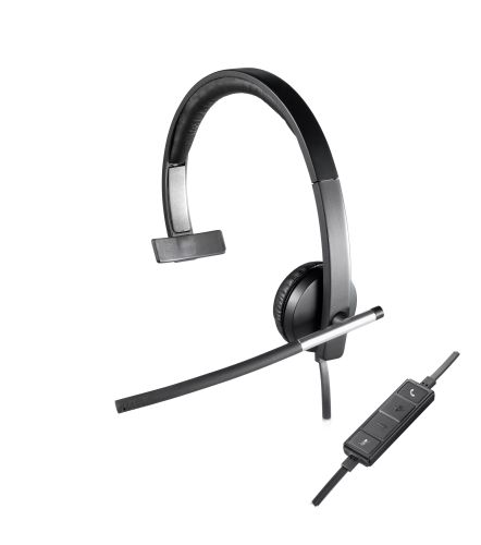 Vente LOGITECH USB Headset Mono H650e Headset on-ear wired au meilleur prix