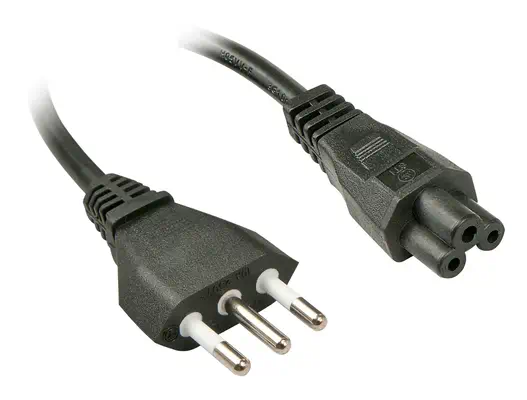 LINDY 2m italian mains plug to IEC C5 - Lindy - Câble divers - visuel 1