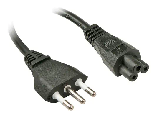 LINDY 2m italian mains plug to IEC C5 - Lindy - Câble divers - visuel 1