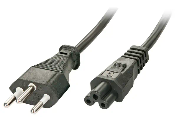 Achat Câble divers LINDY 2m Swiss to IEC C5 Power Cable