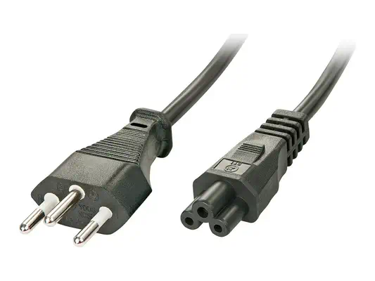 LINDY 2m Swiss to IEC C5 Power Cable - Lindy - Câble divers - visuel 1