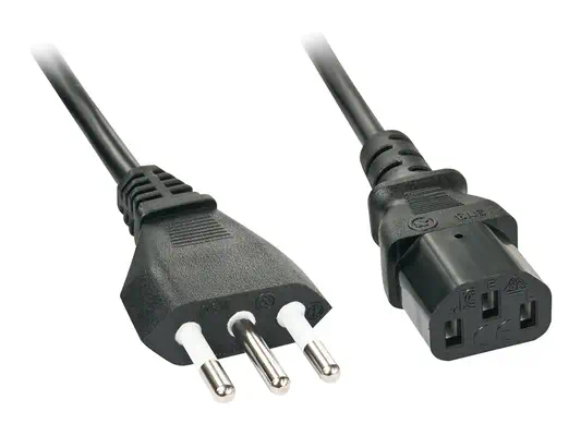 LINDY 3m IEC mains Cable italy Italian mains plug-IEC320 - Lindy - Câble divers - visuel 2