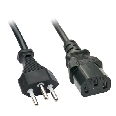 Vente LINDY 0.7m IEC-Power Cable Swiss to C13 Lindy au meilleur prix - visuel 2