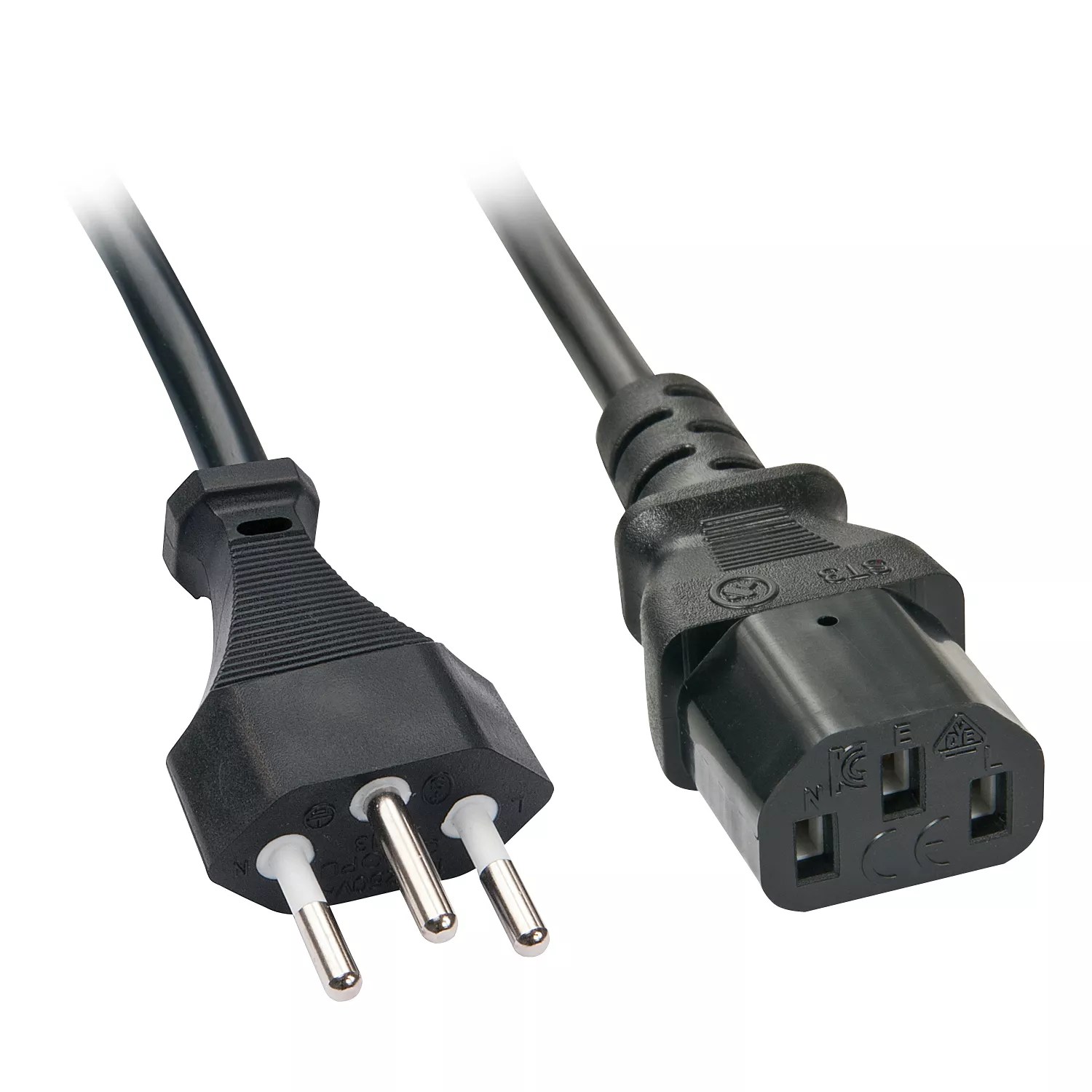 Achat LINDY 0.7m IEC-Power Cable Swiss to C13 - 4002888304252