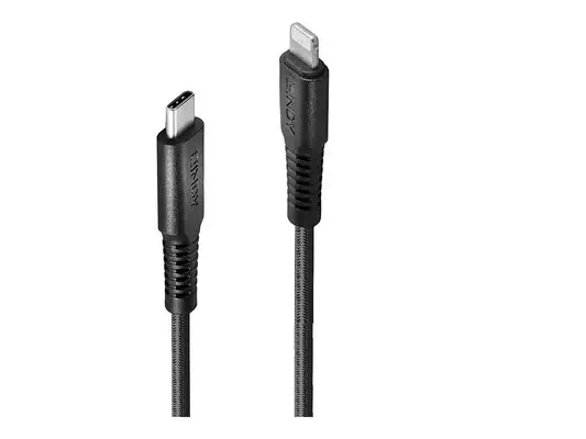 LINDY 0.5m reinforced USB Type C to Lightning charging - Lindy - Câble USB - visuel 3