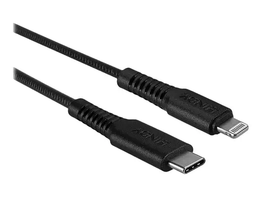 LINDY 0.5m reinforced USB Type C to Lightning charging - Lindy - Câble USB - visuel 2